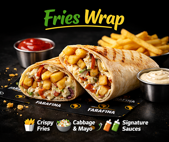 Farafina Fries Wrap